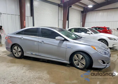 2015 Hyundai Sonata Hybrid z USA, uszkodzony, nr VIN KMHEC4A44FA124356